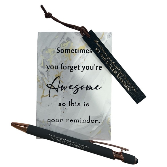 Thank you Gift Set Engraved Appreciation Gift Book and Pen | Reminder - Picture 2 of 8